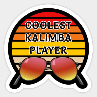 Coolest Kalimba Player Sticker